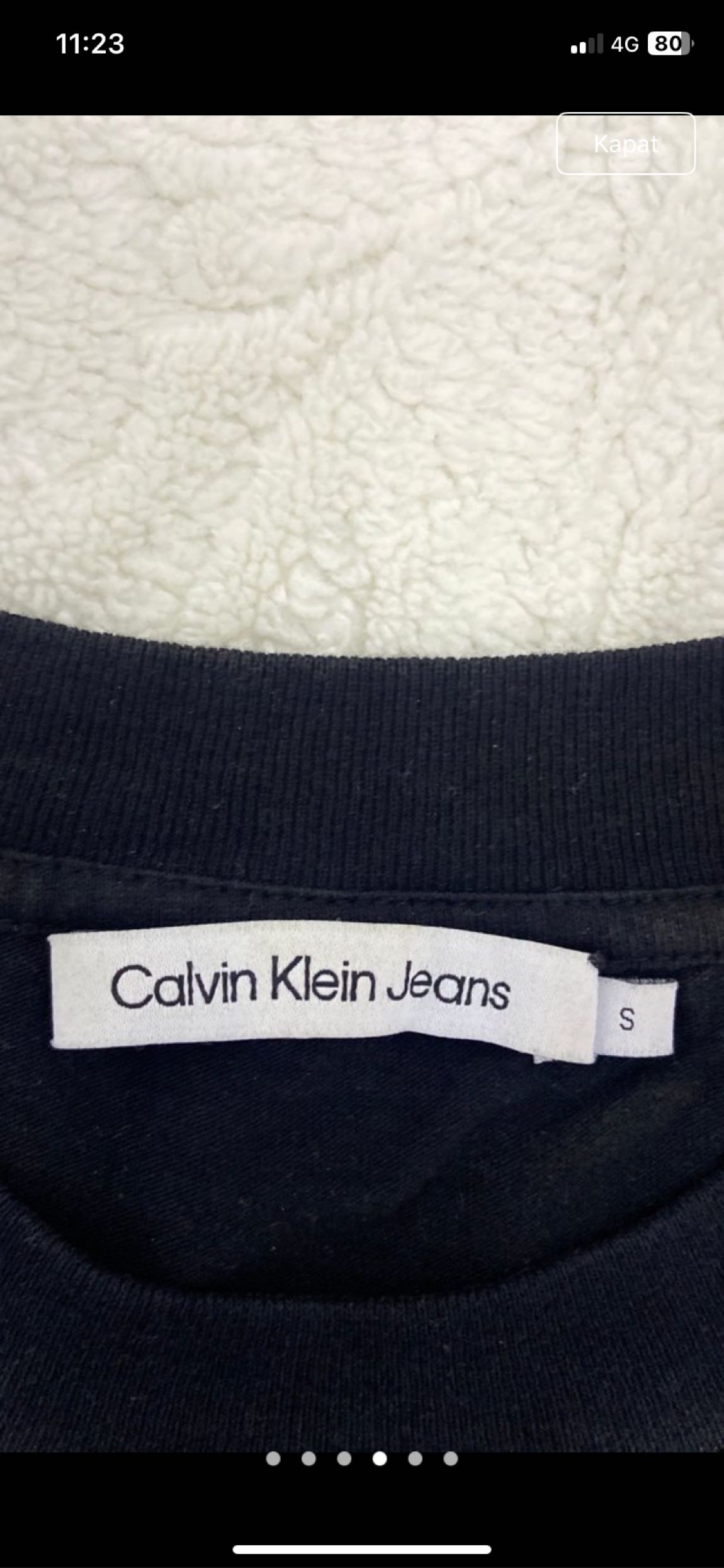 Calvin Klein Jeans Siyah Tişört — görsel 4/6