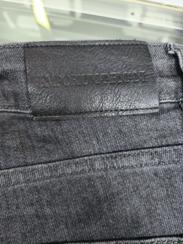 Emporio Armani füme kot pantolon jean — görsel 5/6