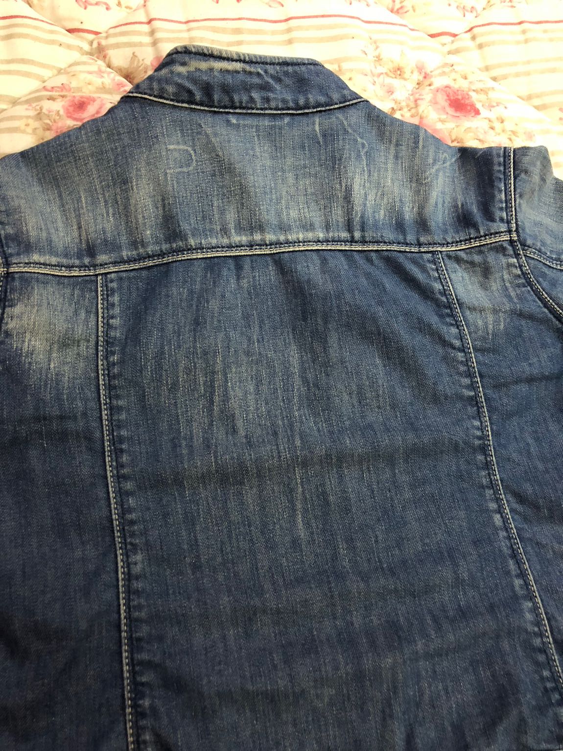 Vintage denim kot ceket — görsel 4/4