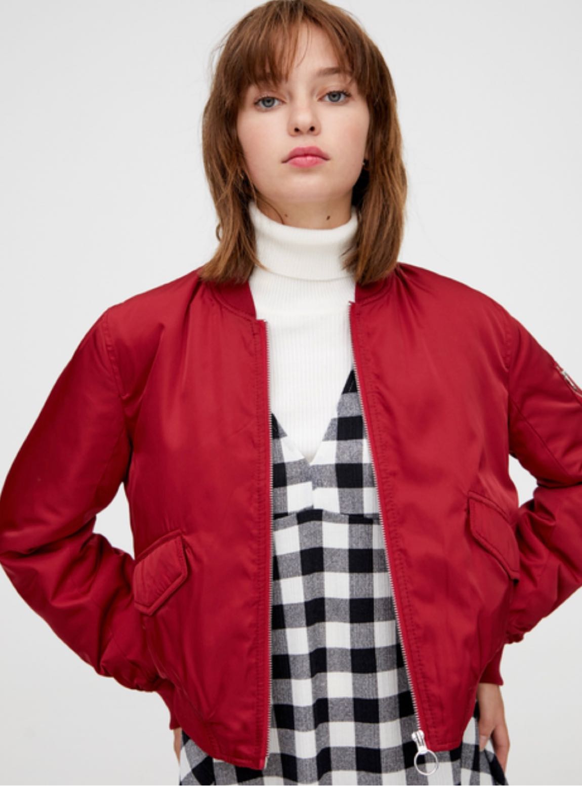 Pull & Bear Bomber Ceket — görsel 2/8