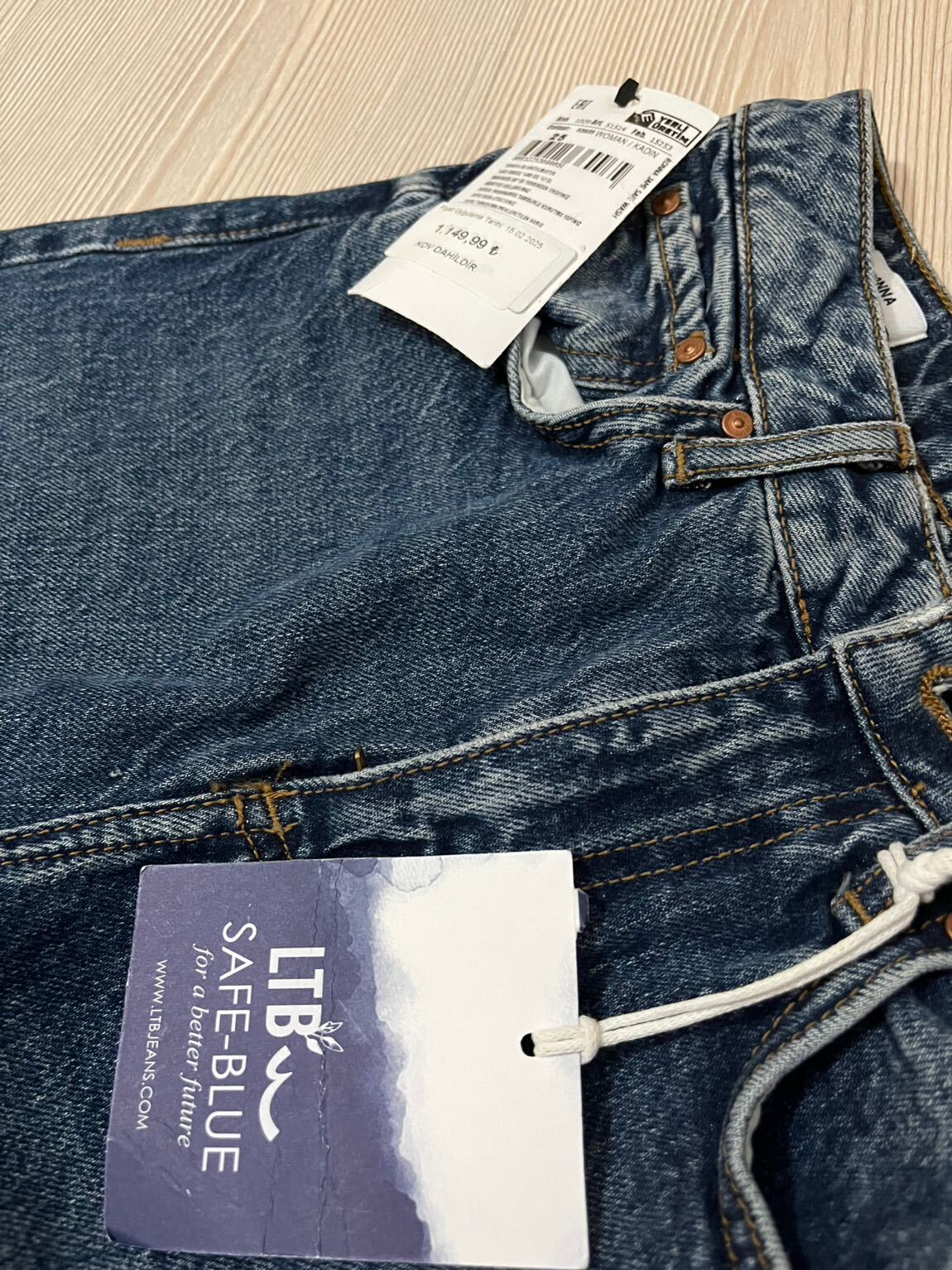 Ltb Kadın Jean Pantolon Etiketli — görsel 5/5