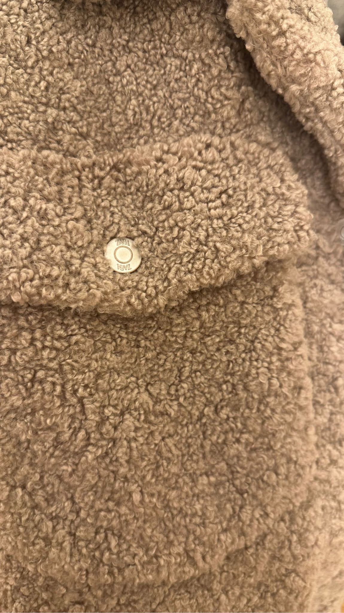Zara teddy ceket — görsel 6/7