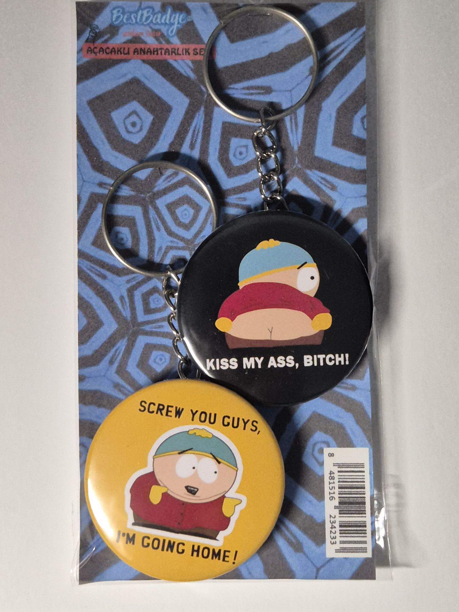2'li Eric Cartman Anahtarlık Seti — görsel 5/6