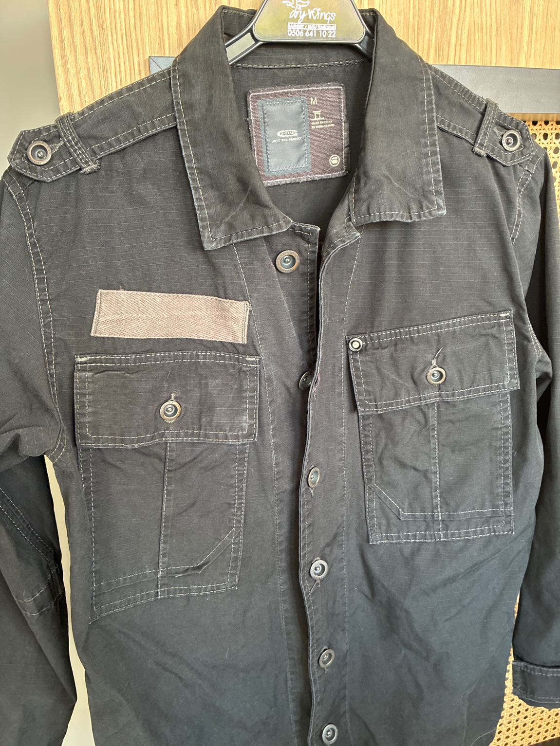 Gstar overshirt medium beden — görsel 3/8