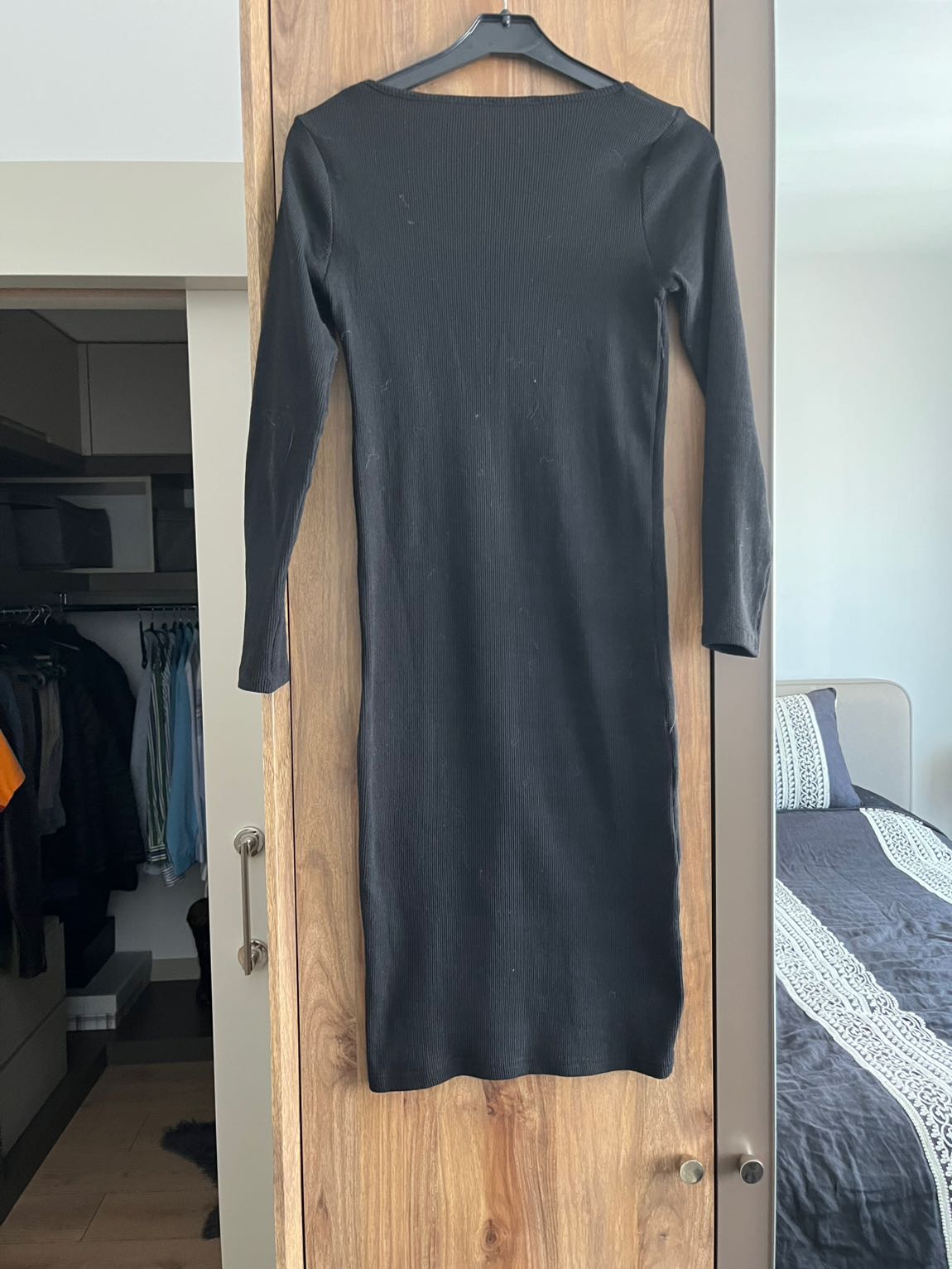 Happıness Siyah triko Elbise s-m — görsel 3/8