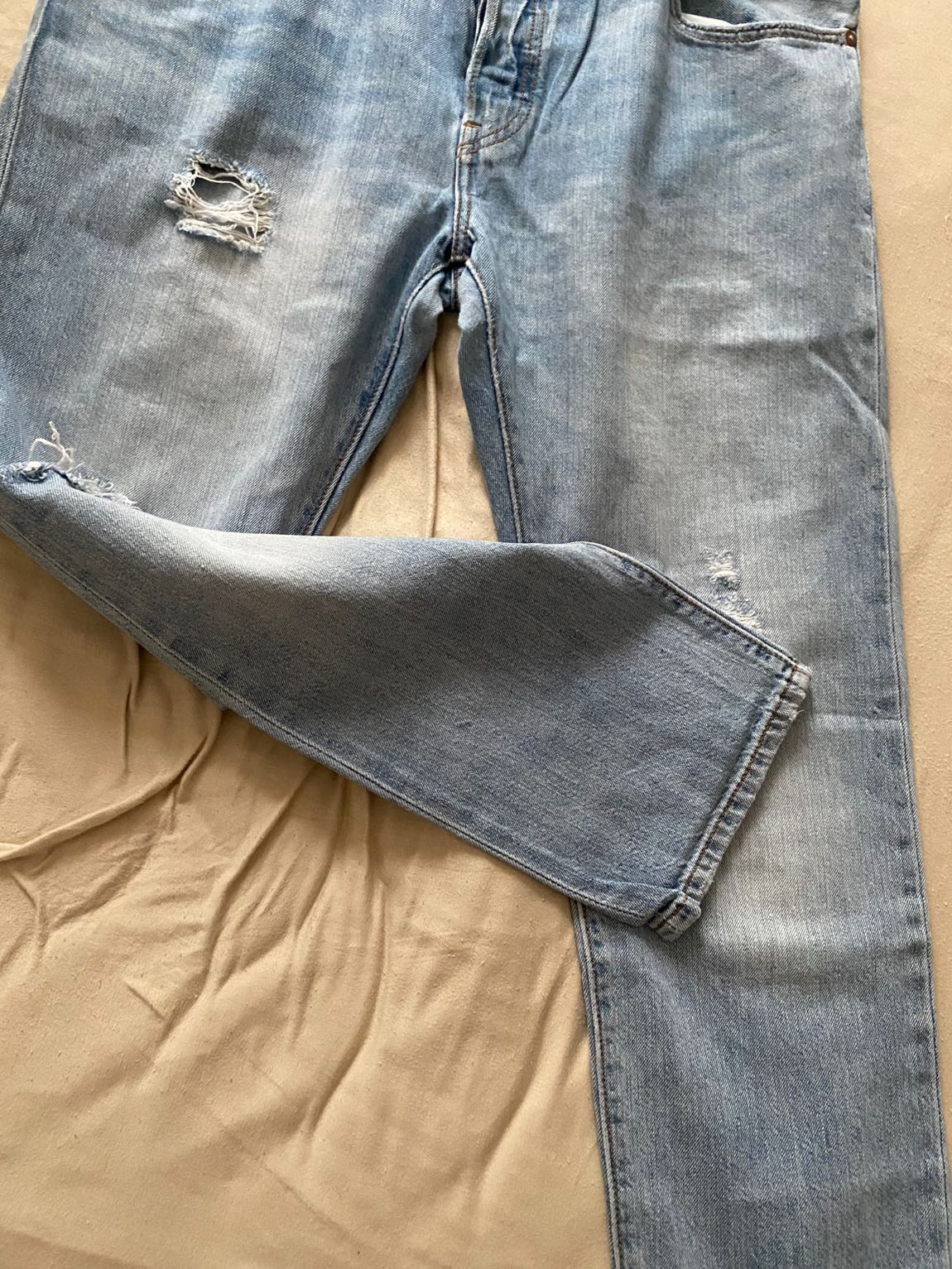 Levi's Mavi Kot Pantolon 501 serisi — görsel 6/7