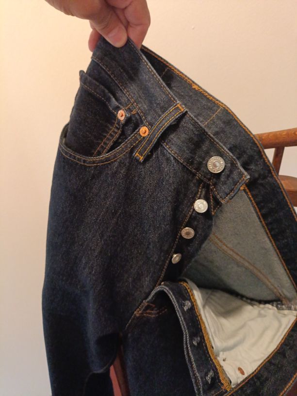 Levi's 501 Lacivert Erkek Kot Pantolon — görsel 6/8
