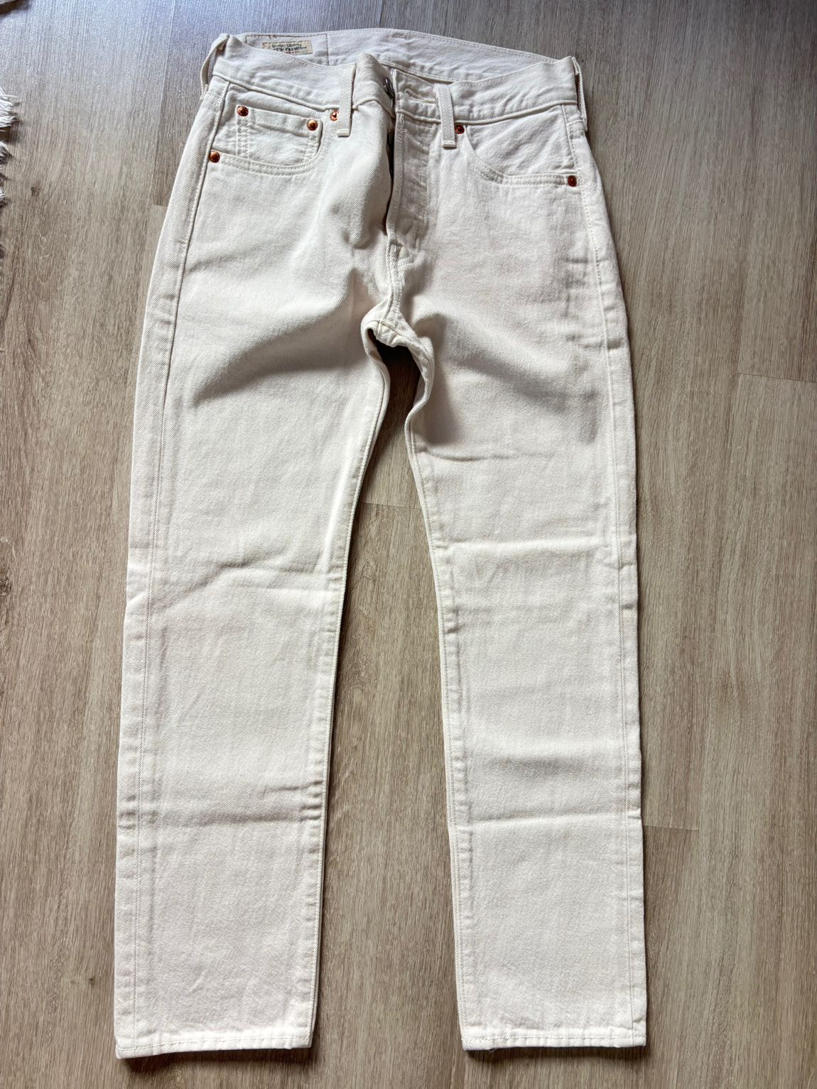Levi's 501 Beyaz Kot Pantolon — görsel 8/17