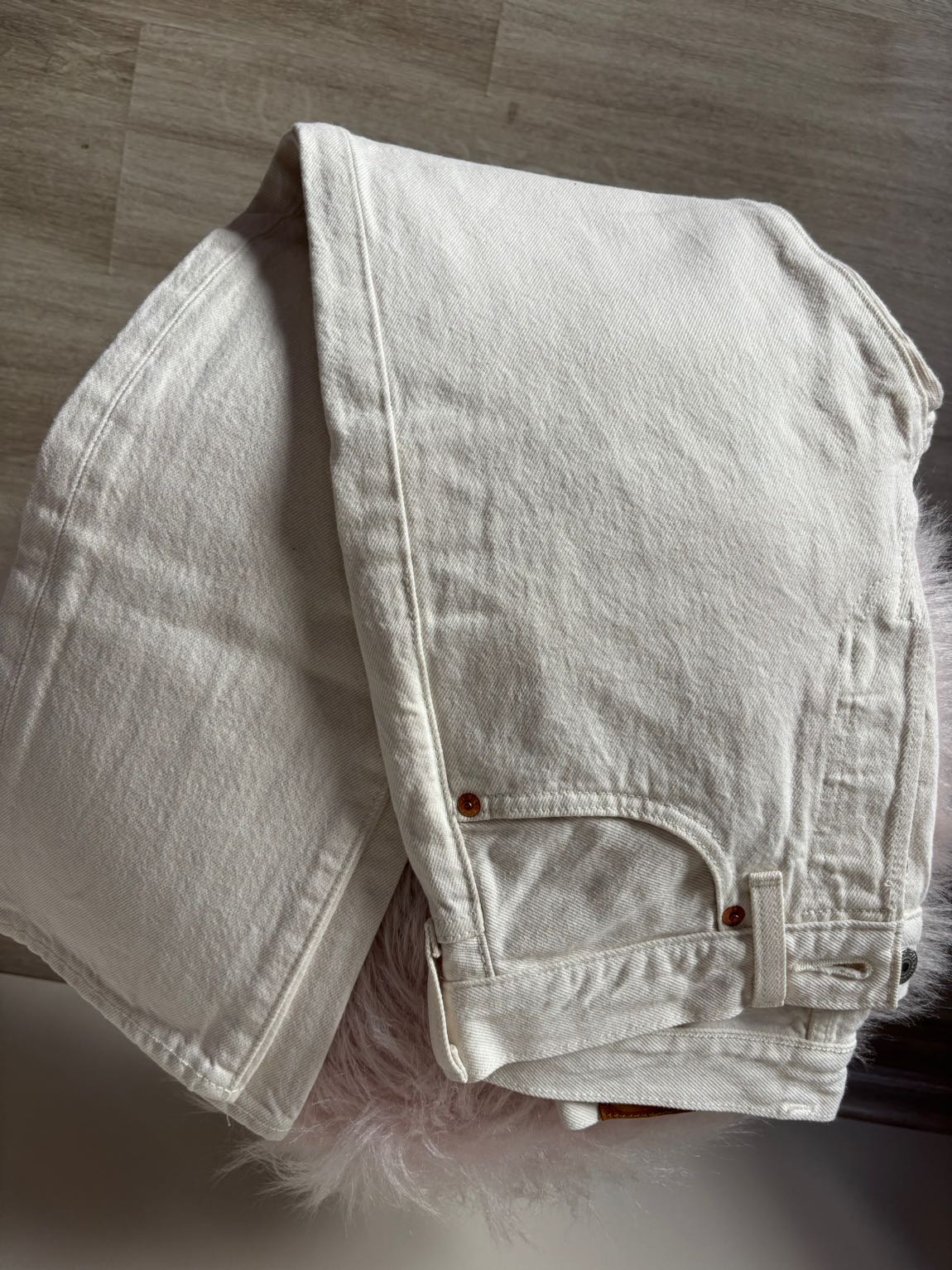 Levi's 501 Beyaz Kot Pantolon — görsel 10/17