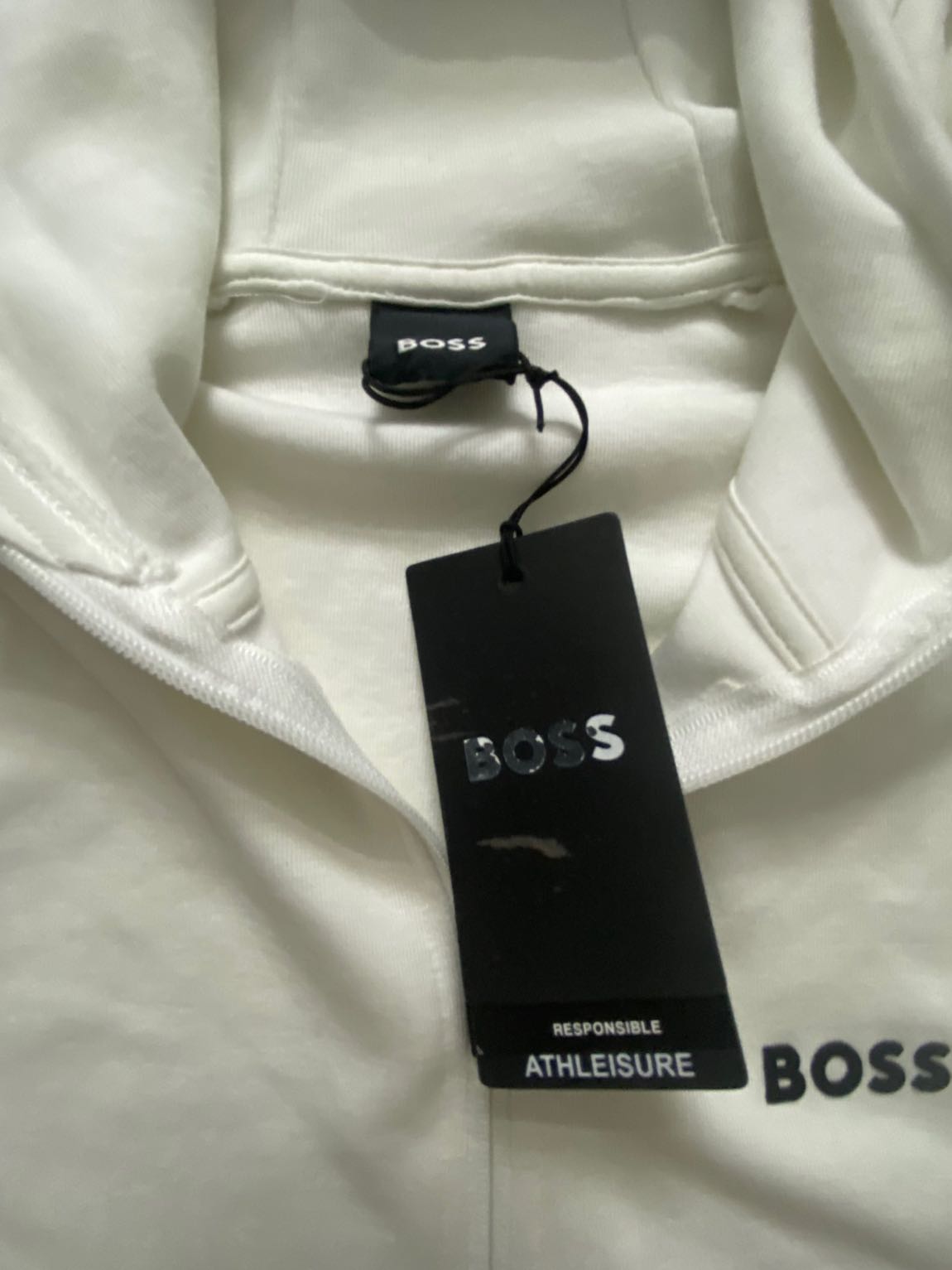 Boss Erkek Beyaz Sweatshirt — görsel 4/5