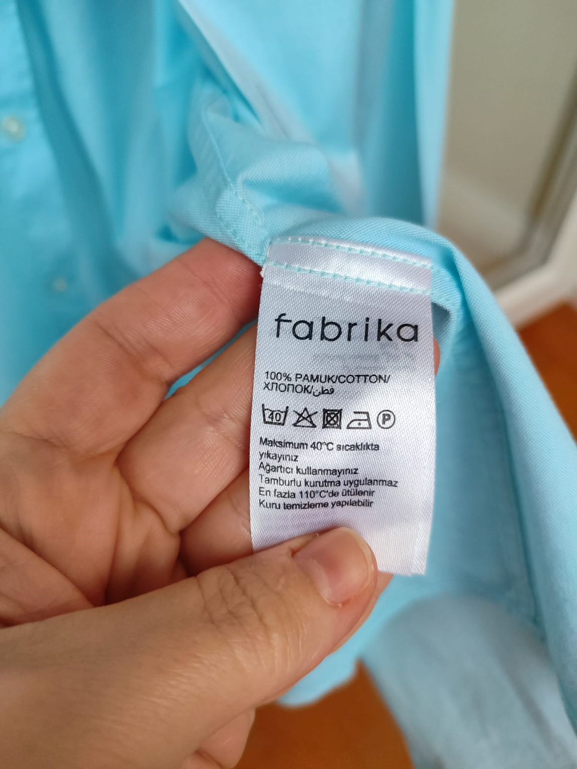 Fabrika marka basit fit gömlek — görsel 5/11