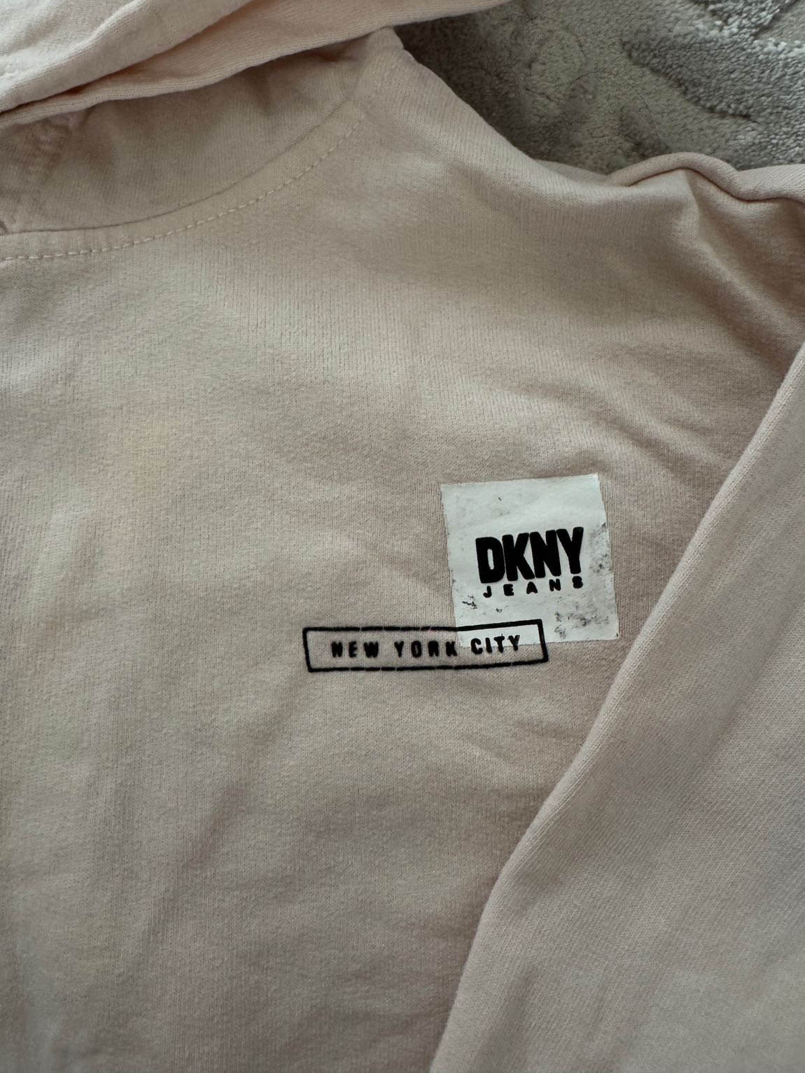 DKNY Pudra Kapüşonlu Üst & Bordo Eşofman — görsel 2/4