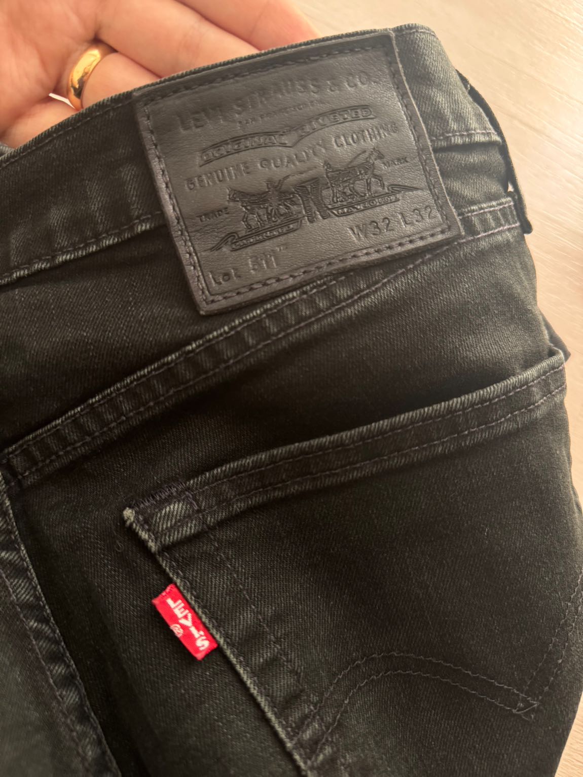 Levi's Siyah Jean Pantolon — görsel 5/6