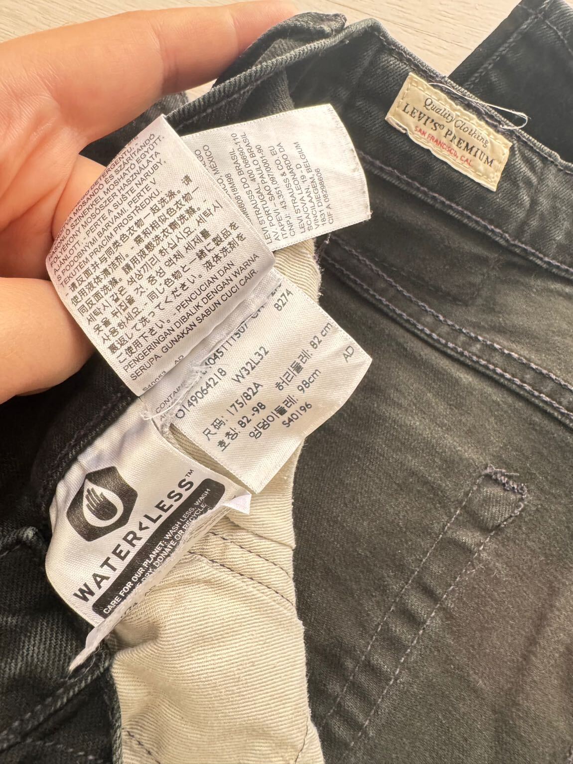 Levi's Siyah Jean Pantolon — görsel 4/6