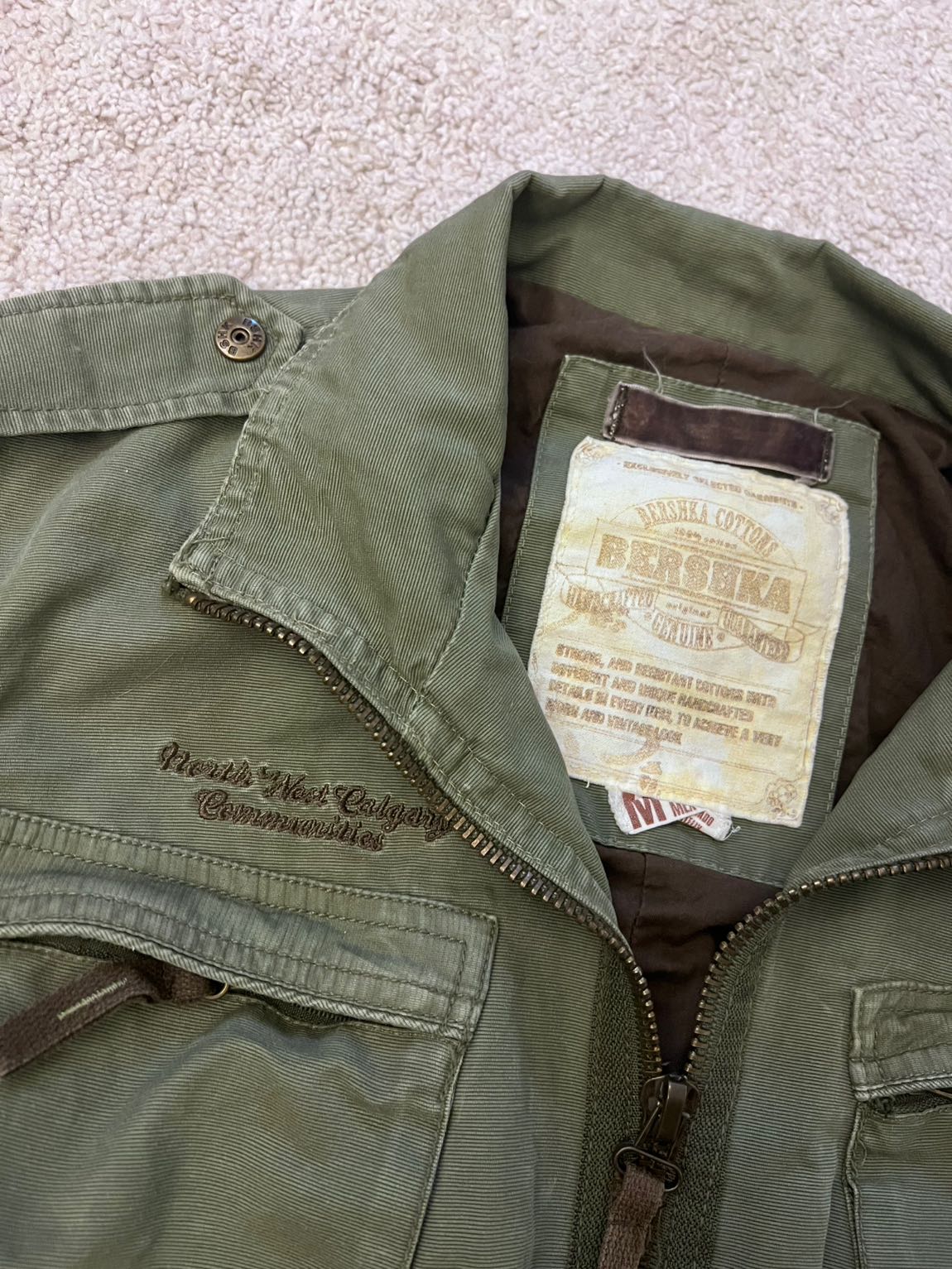 Military Type Y2K Old Bershka Ceket — görsel 2/5