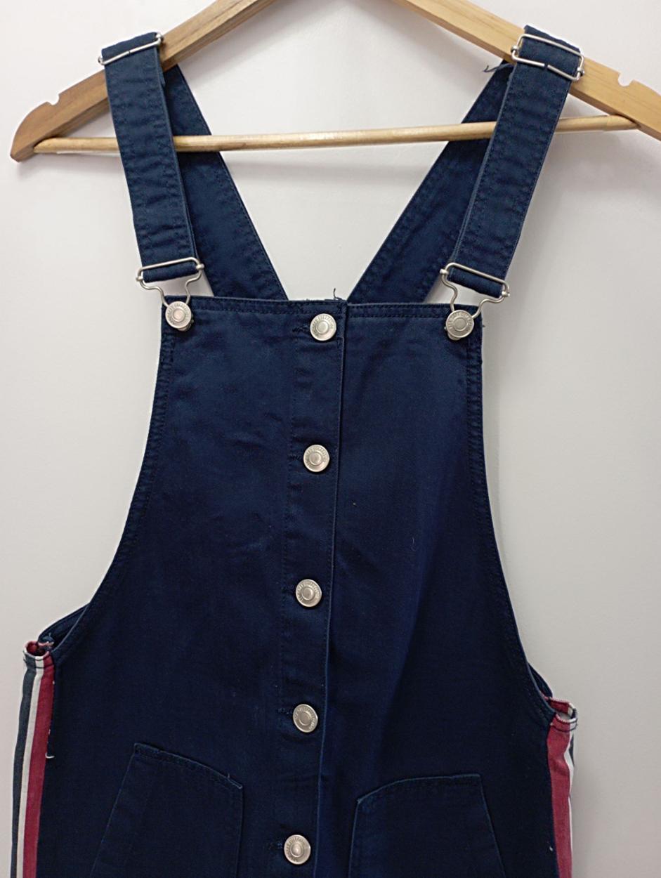 Bershka salopet jeans elbise — görsel 4/6