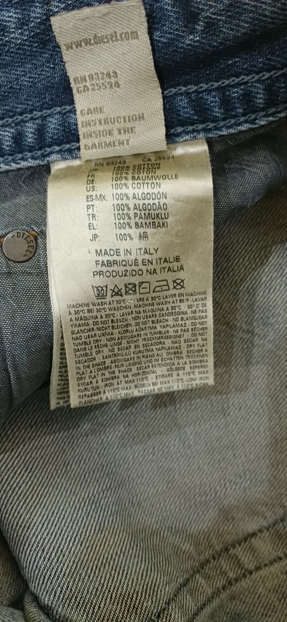 Diesel Orijinal Jeans — görsel 5/6