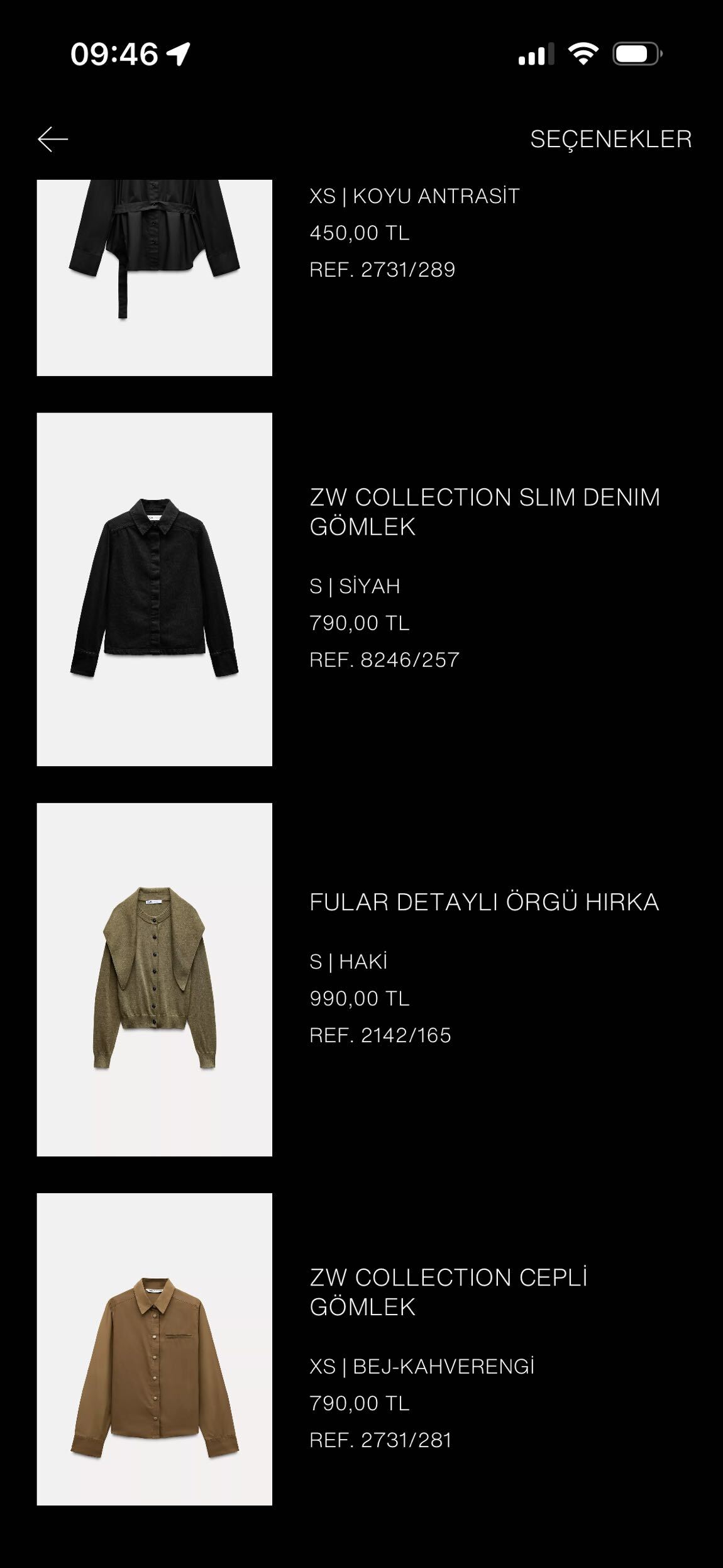 Zara Fular Detaylı Örgü Hırka Haki — görsel 2/5