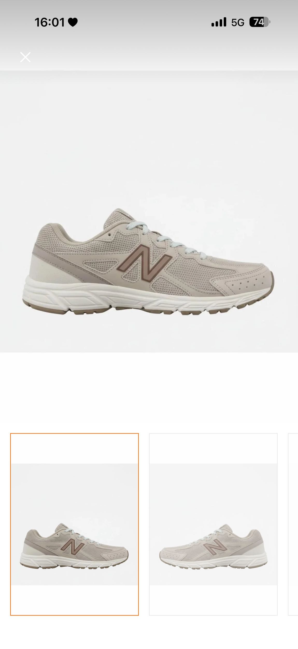 New balance 480 kadın bej sneaker — görsel 3/5