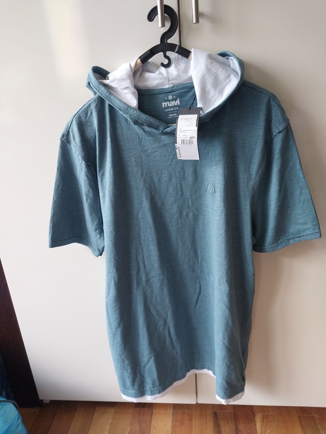 Mavi Kapşonlu tshirt — görsel 2/8