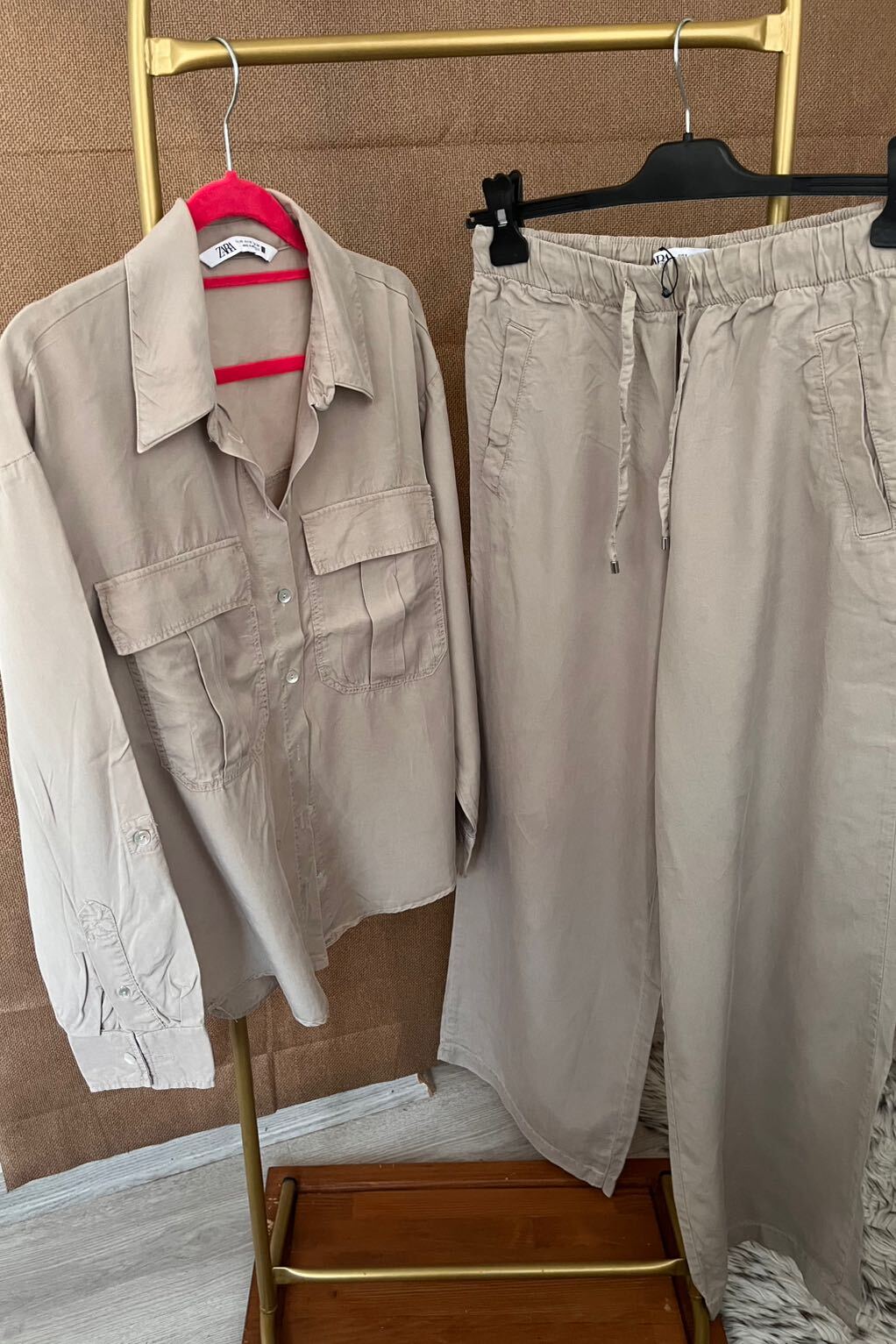 Zara gömlek pantolon takım — görsel 6/6