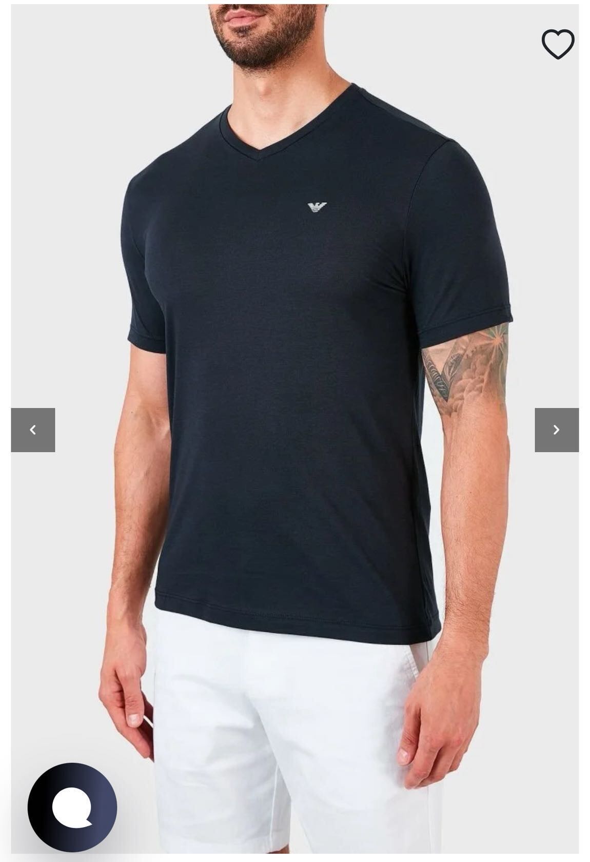 Armani erkek tshirt lacivert — görsel 2/8
