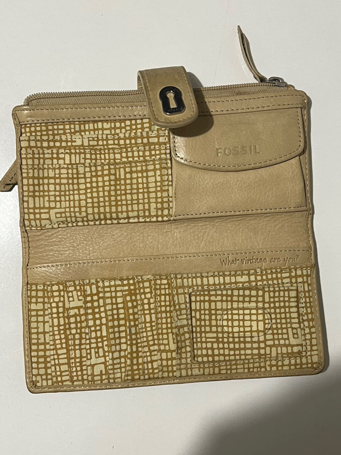 Fossil Vintage Deri Kadın Cüzdan — görsel 4/4
