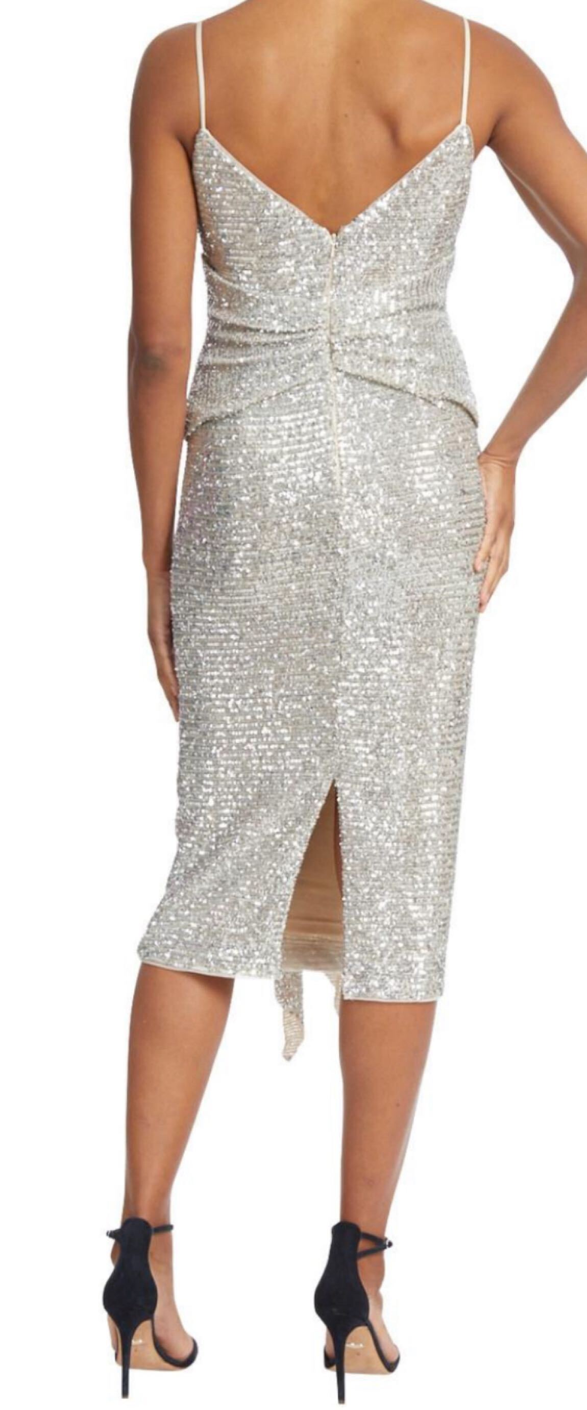 Badgley mischka (vakko) payetli elbise — görsel 3/3