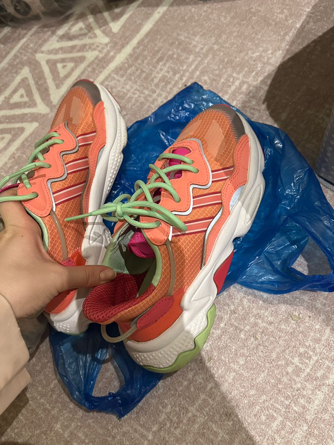 Adidas Ozweego Pembe Sneaker — görsel 5/9