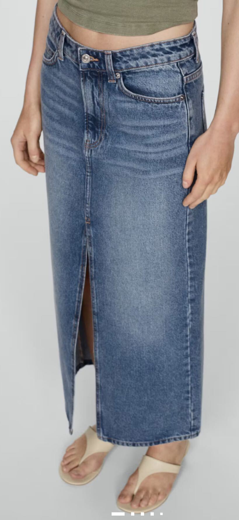 Mango Jean Etek Ön Yırtmaçlı — görsel 2/6