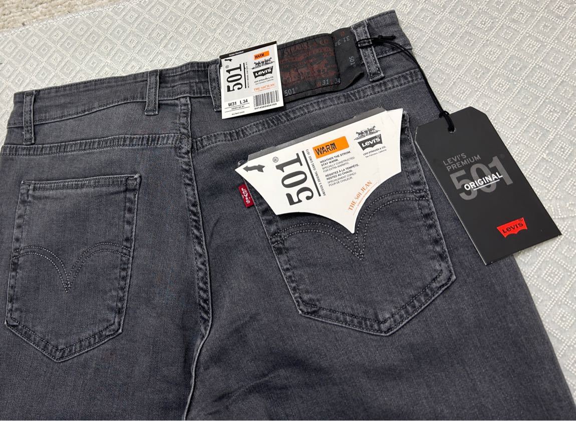 Erkek Levi’S Marka Gri Regular Pantolon — görsel 5/5