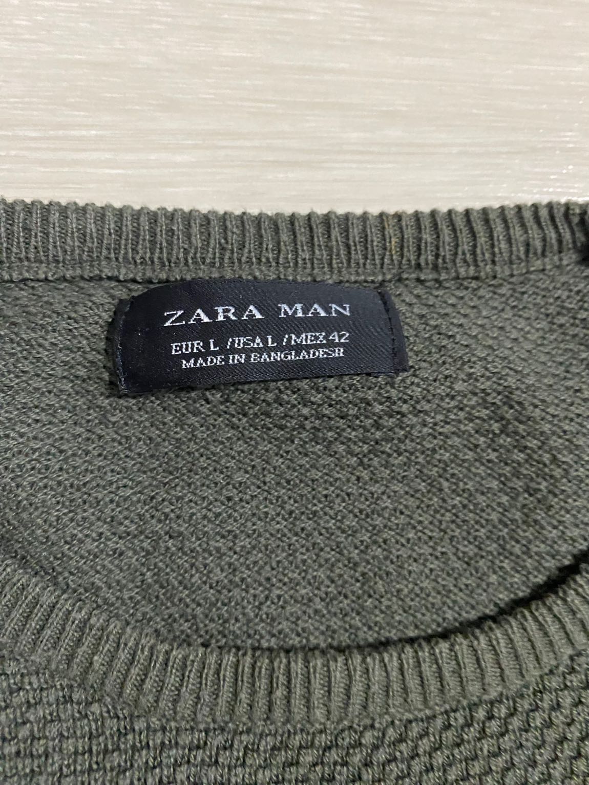 Zara Haki Renk Uzun Kollu Kazak — görsel 2/4