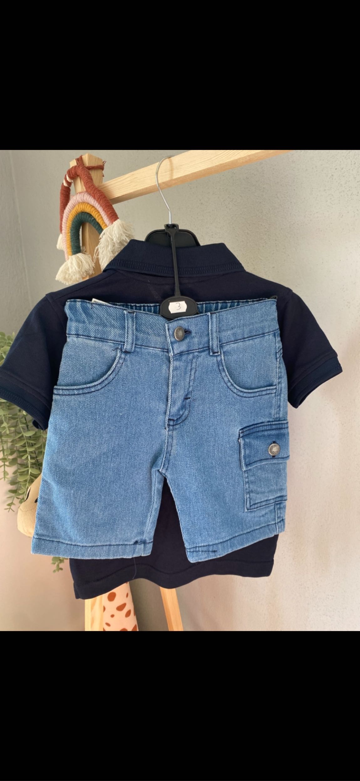 Lacoste Lacivert Polo Tişört 4-5-6 yaş — görsel 4/4
