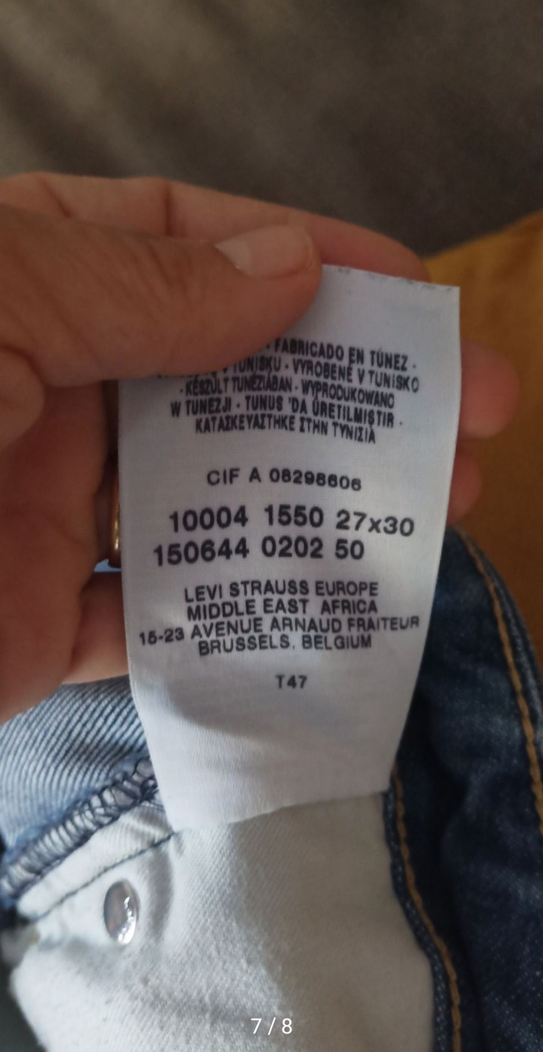 Levis engineered jean pantolon — görsel 6/6