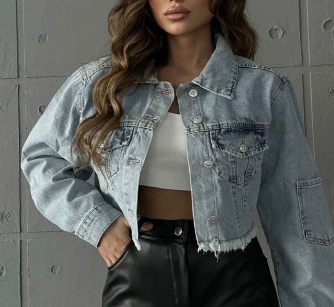 Crop Kot Ceket — görsel 3/3