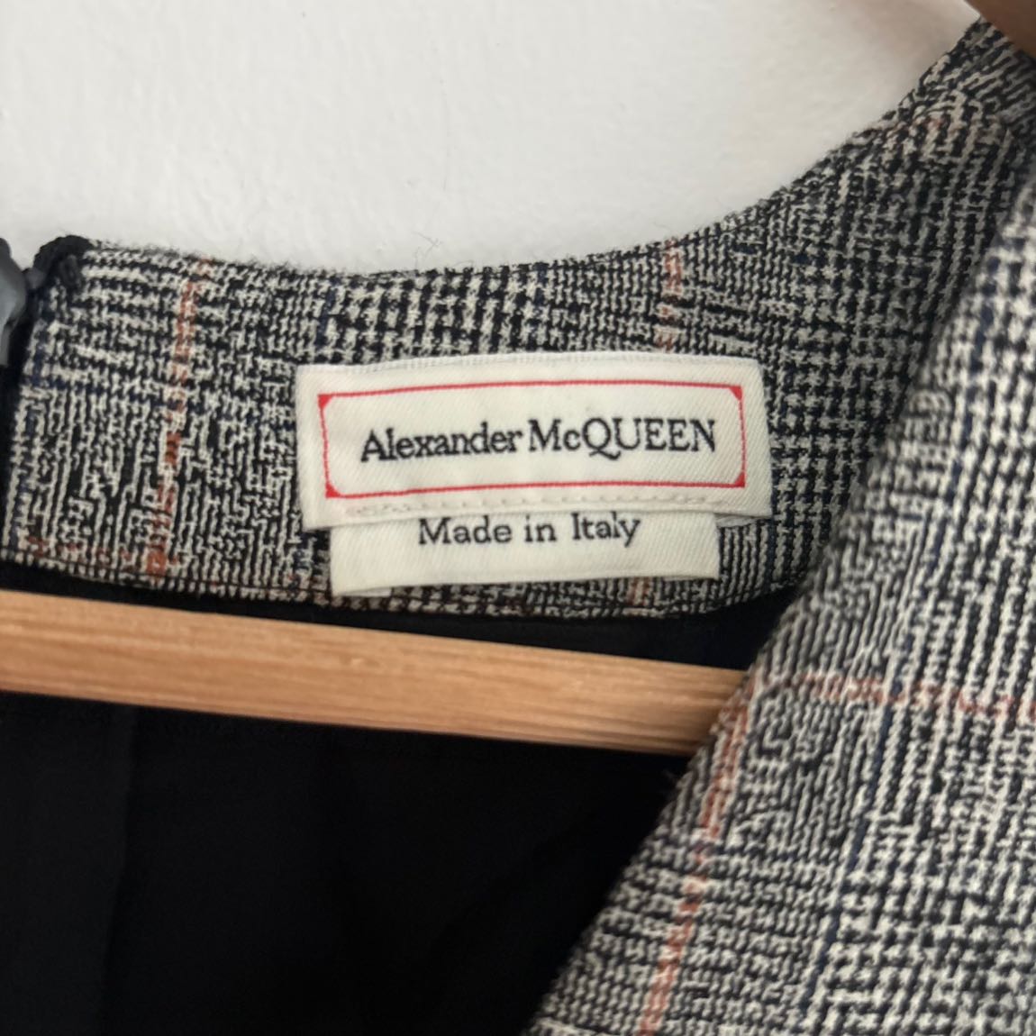 Alexander McQueen Gri Yün Elbise — görsel 5/6