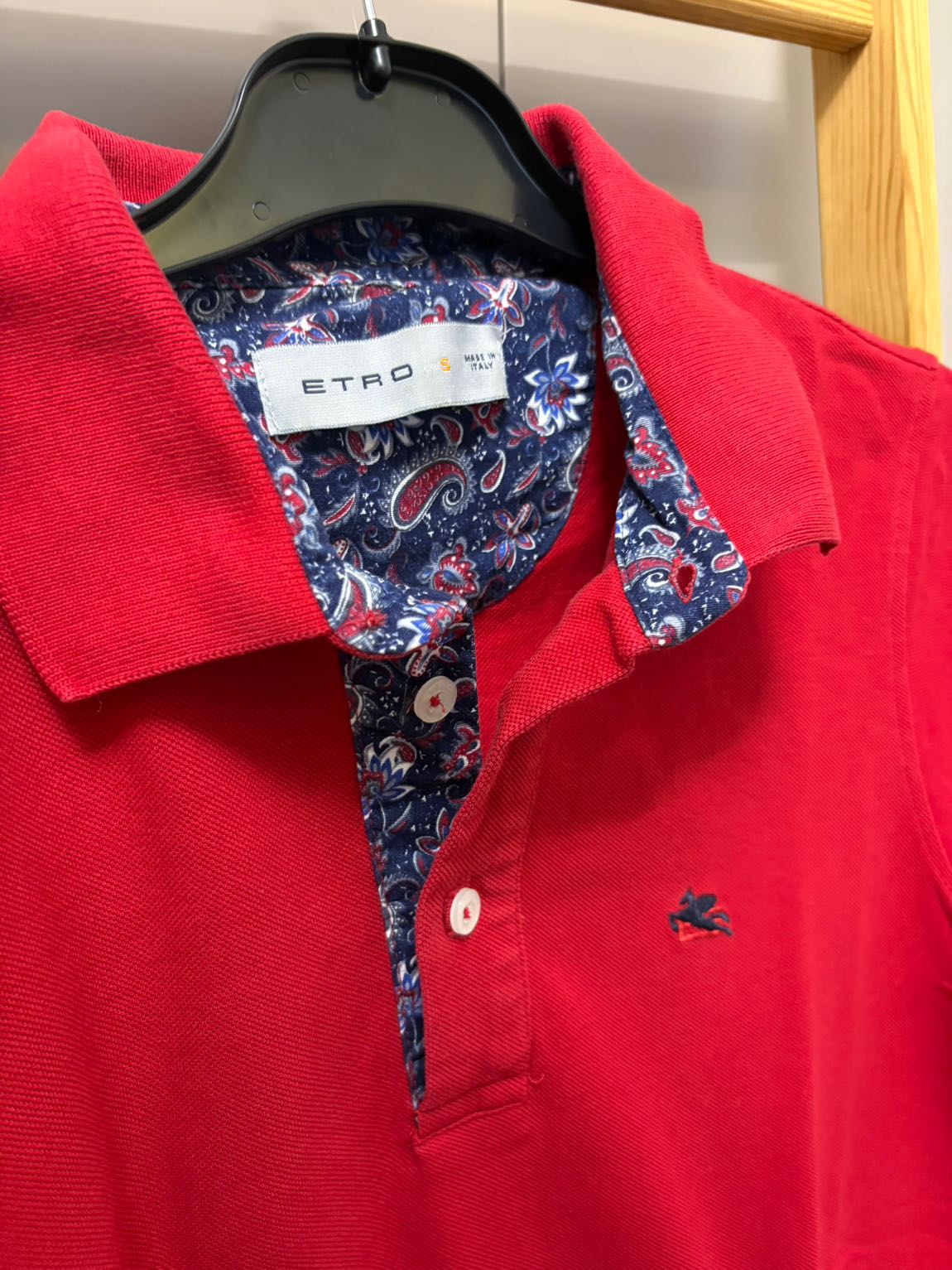 ETRO KIRMIZI POLO YAKA — görsel 5/6