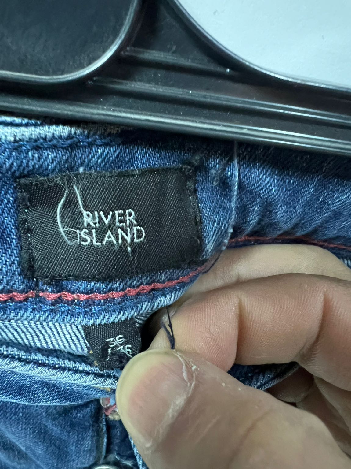 36 beden river ısland erkek jean Likralı — görsel 4/6