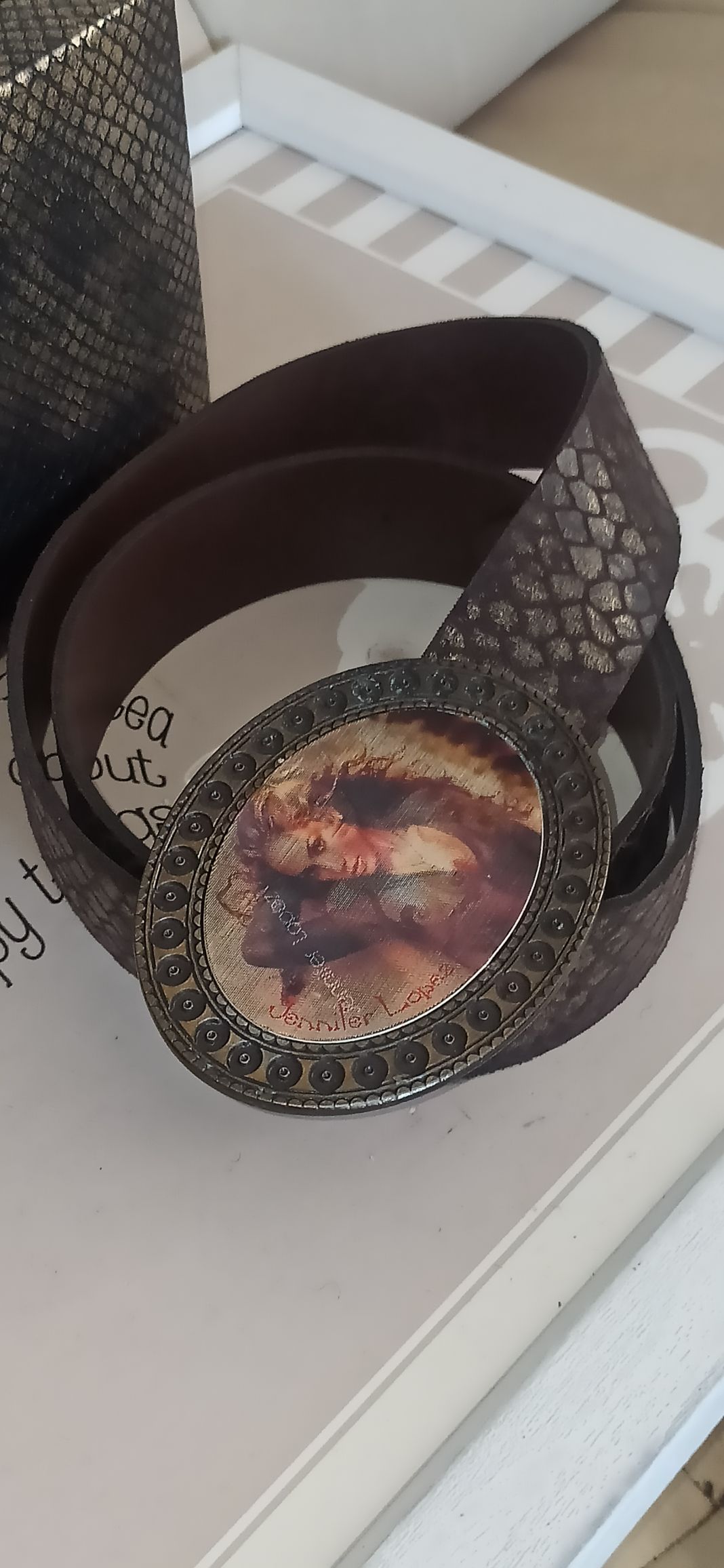 Jennifer Lopez Python Kemer & Çanta — görsel 8/8