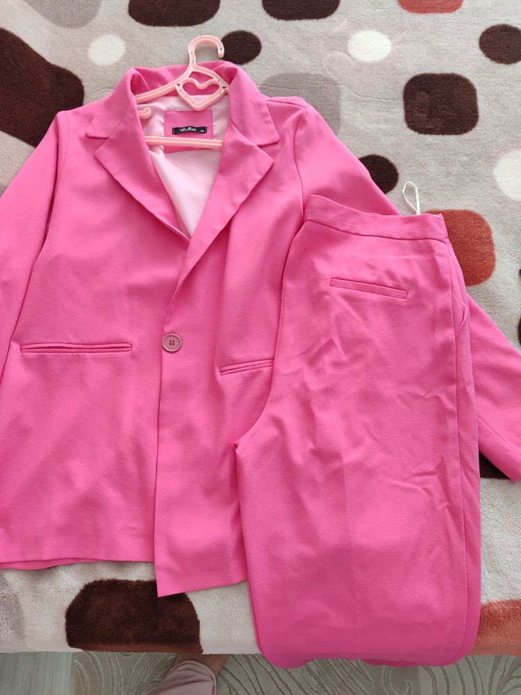 Fullamoda Pembe Pembe Blazer Ceket — görsel 5/8