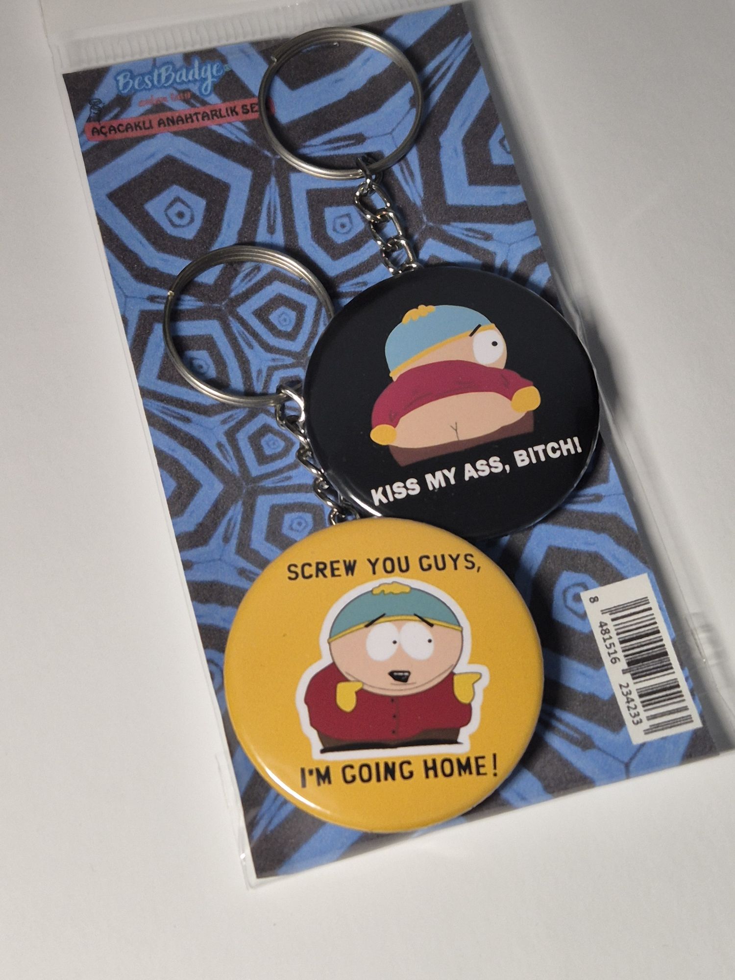 2'li Eric Cartman Anahtarlık Seti — görsel 3/6