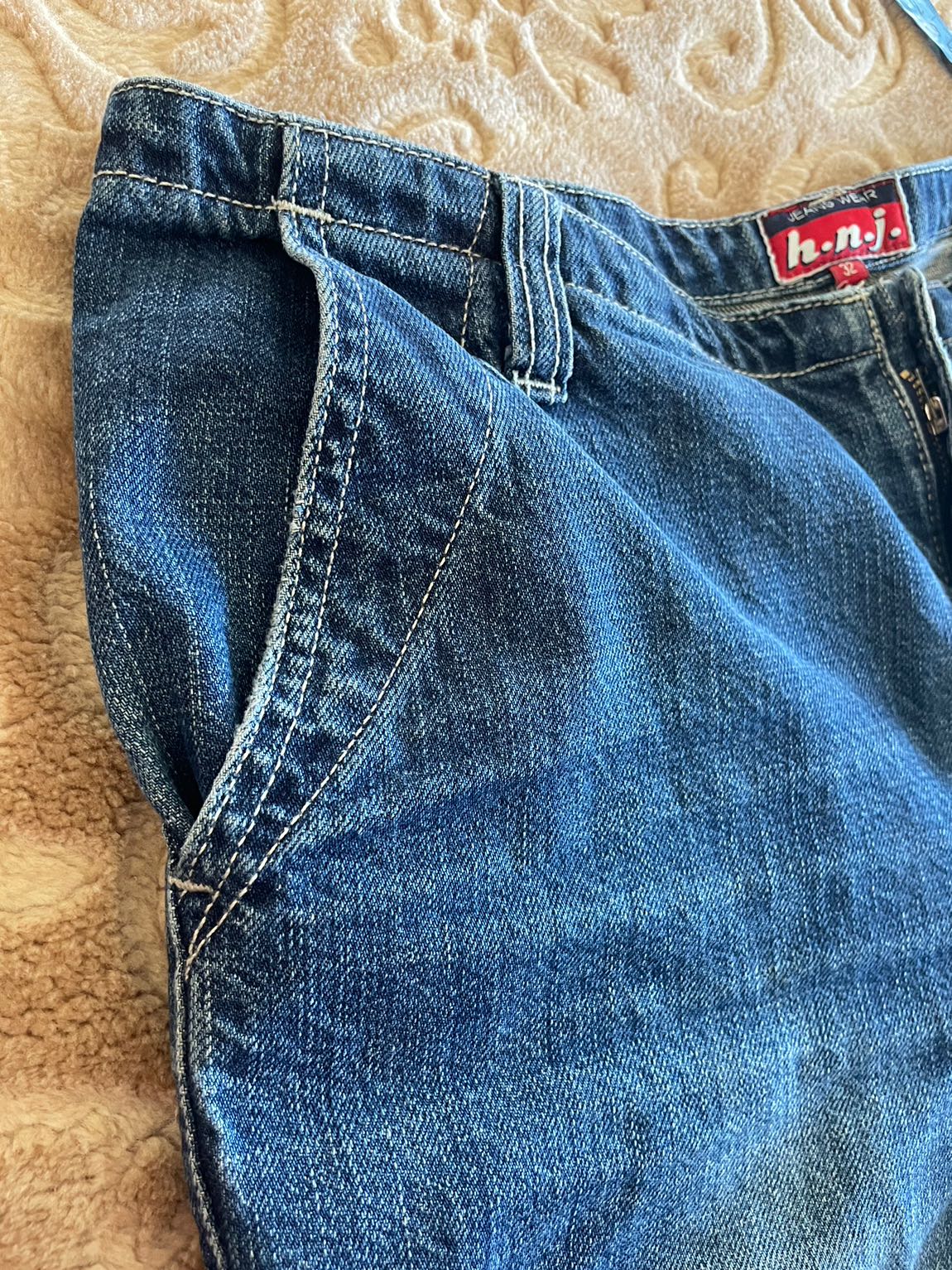 Y2K Mavi Jean Pantolon — görsel 6/8