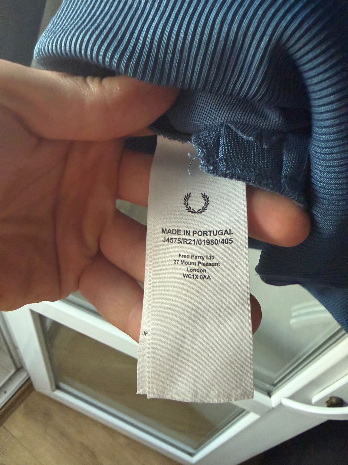 Fred Perry Mavi Spor Ceket — görsel 4/5
