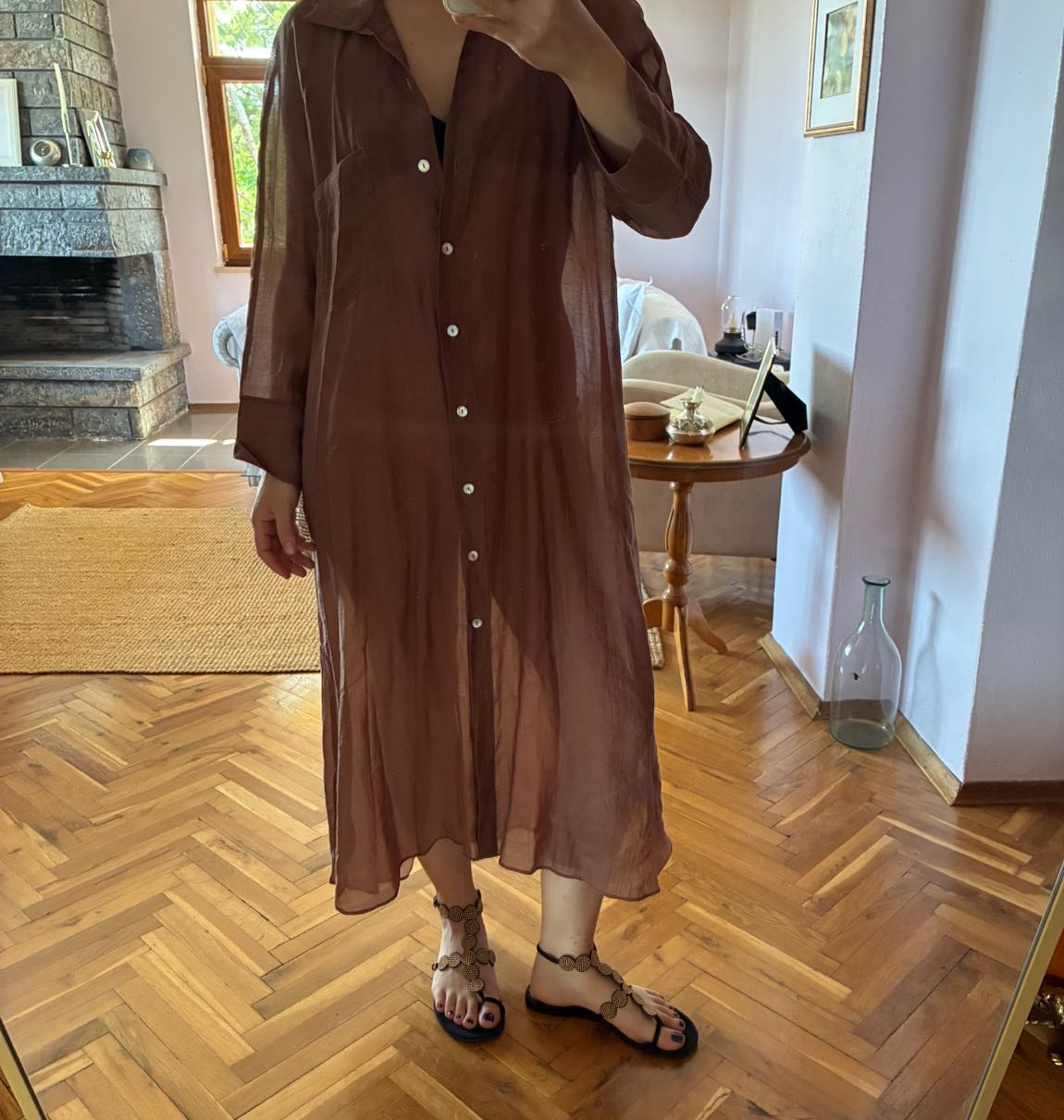 Zara Gömlek Elbise — görsel 2/4