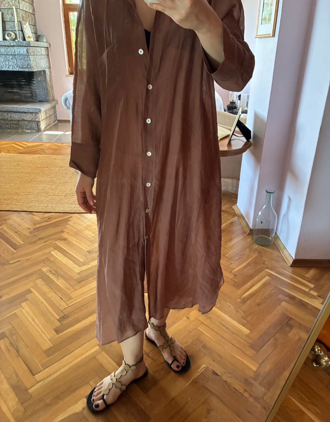 Zara Gömlek Elbise — görsel 3/4