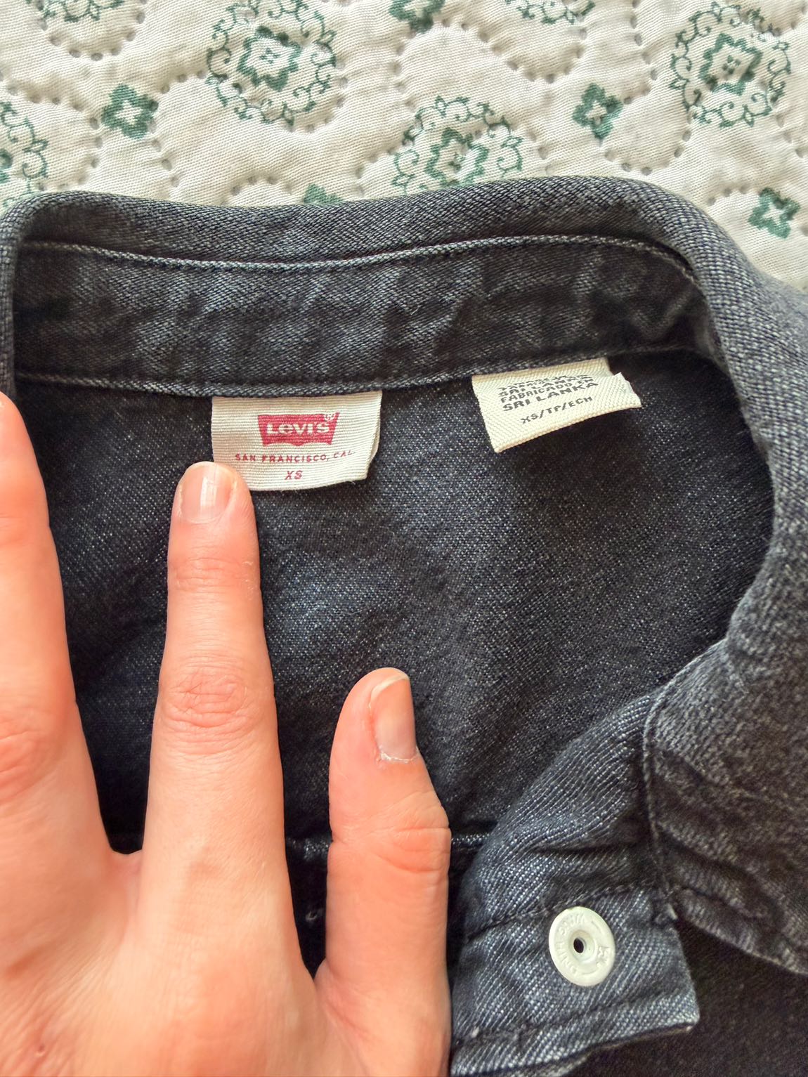 Siyah Levi's Kot Elbise — görsel 3/6