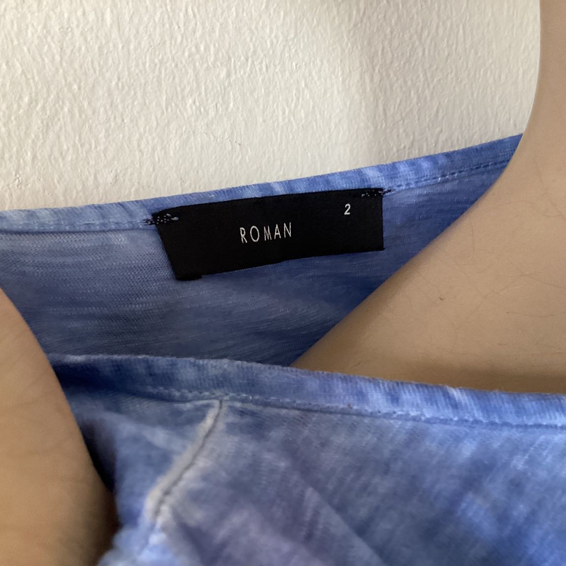 Mavi işlemeli etekli takım Roman M — görsel 10/10