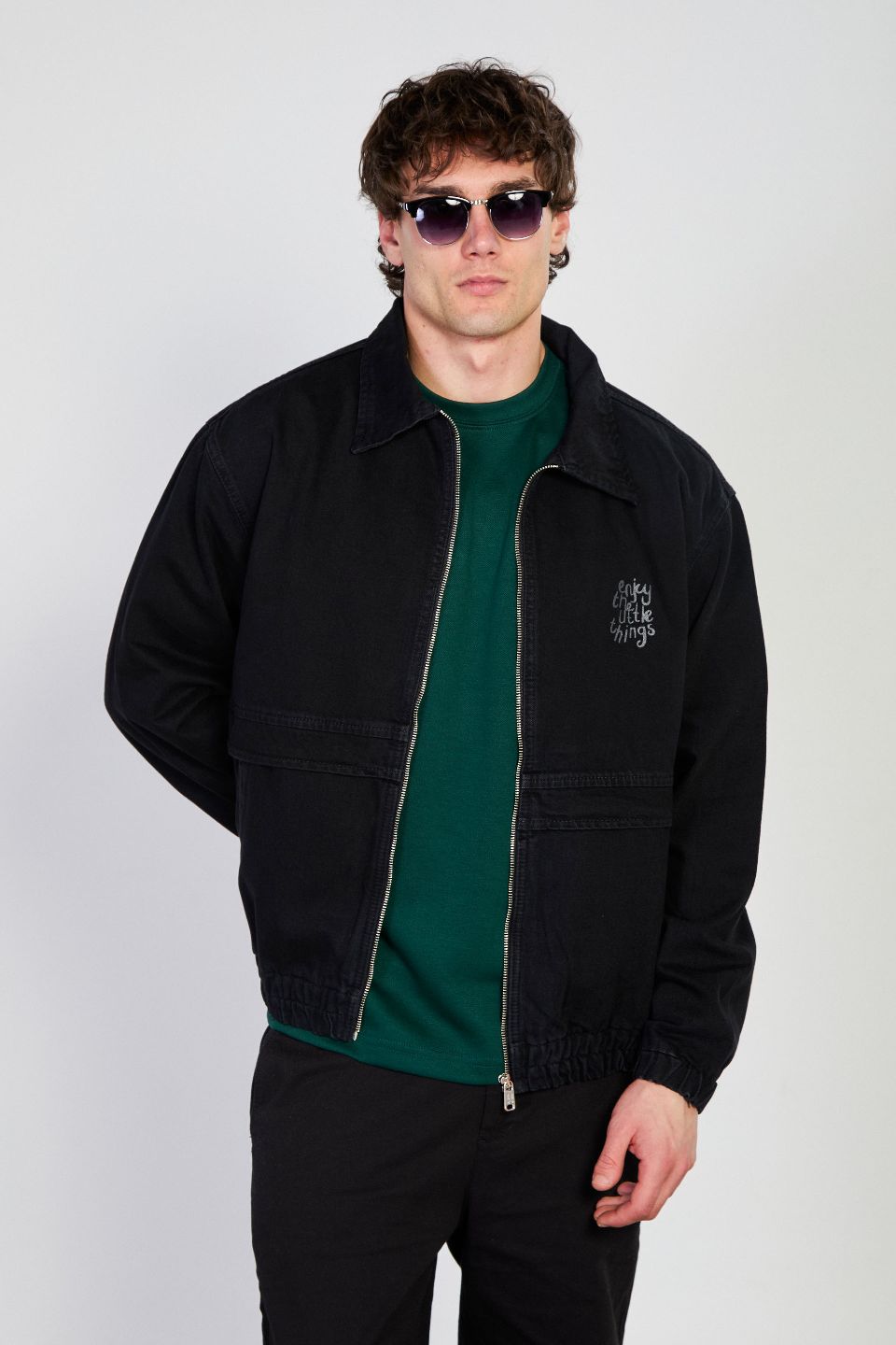 Erkek Beli Lastikli Fermuar Polo Yaka Ce — görsel 2/4