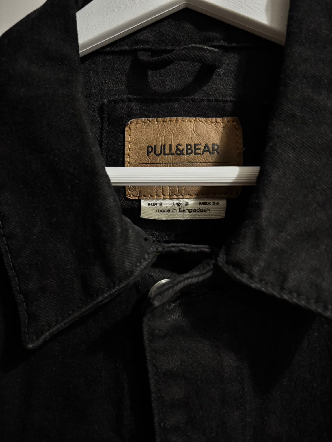 Pull & Bear Siyah Kot Ceket — görsel 2/3