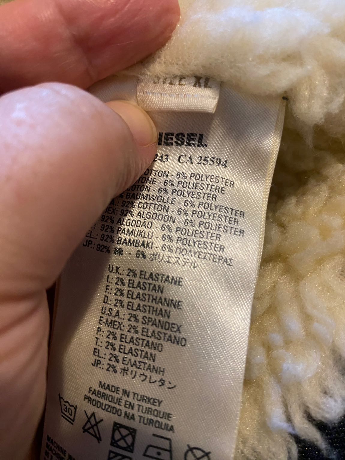 Diesel Erkek Kot Mont — görsel 5/6